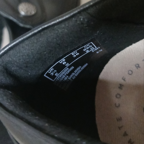 Clarks Hope Roxanne loafers black leather NWOT - Picture 4 of 8